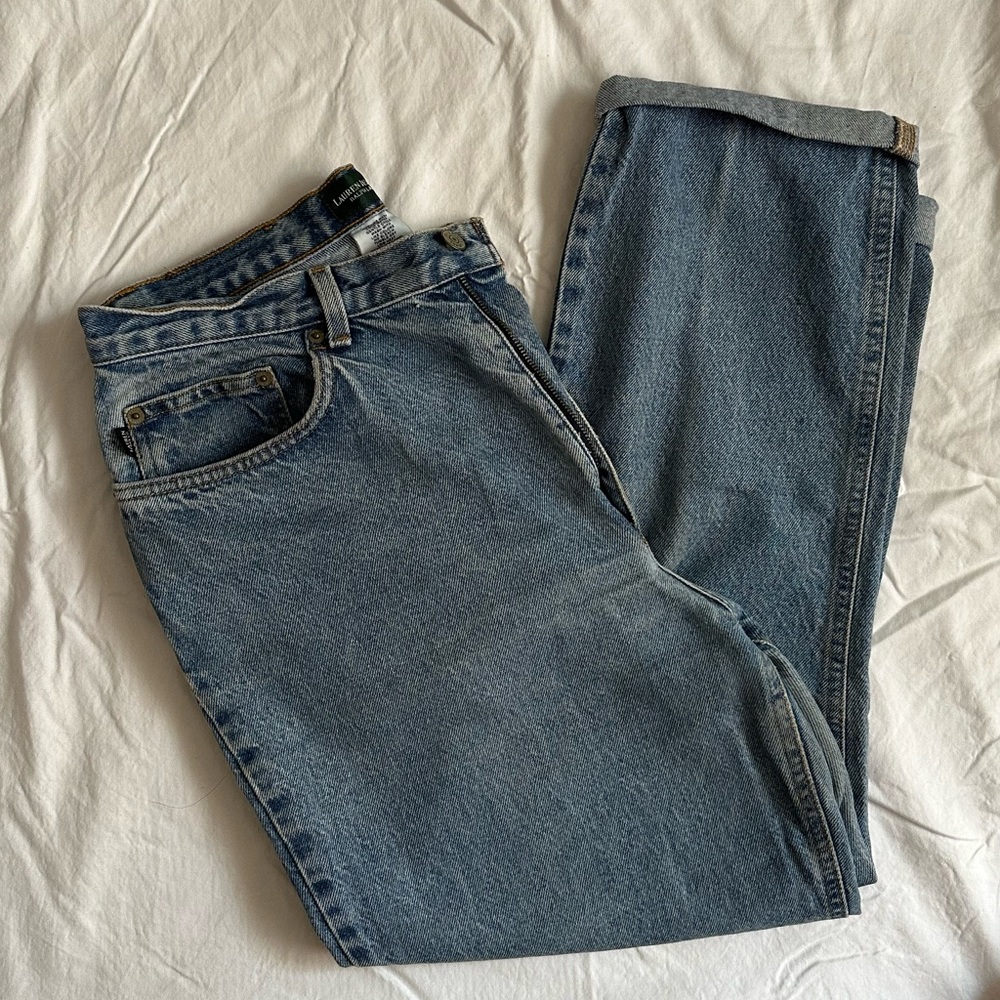 VINTAGE RALPH LAUREN LIGHT WASH JEANS